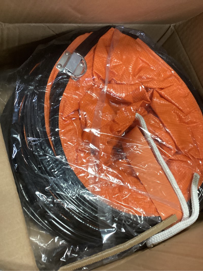 Condition photo showing Good Condition for 16FT PVC Flexible Duct Hose 10 Inch Duct Hosing with Adjustable Rope for Utility Blower Exhaust Fan Ducting Hose Folding Exhaust Duct Easy Storage?10 in*16Ft? 10in*16ft