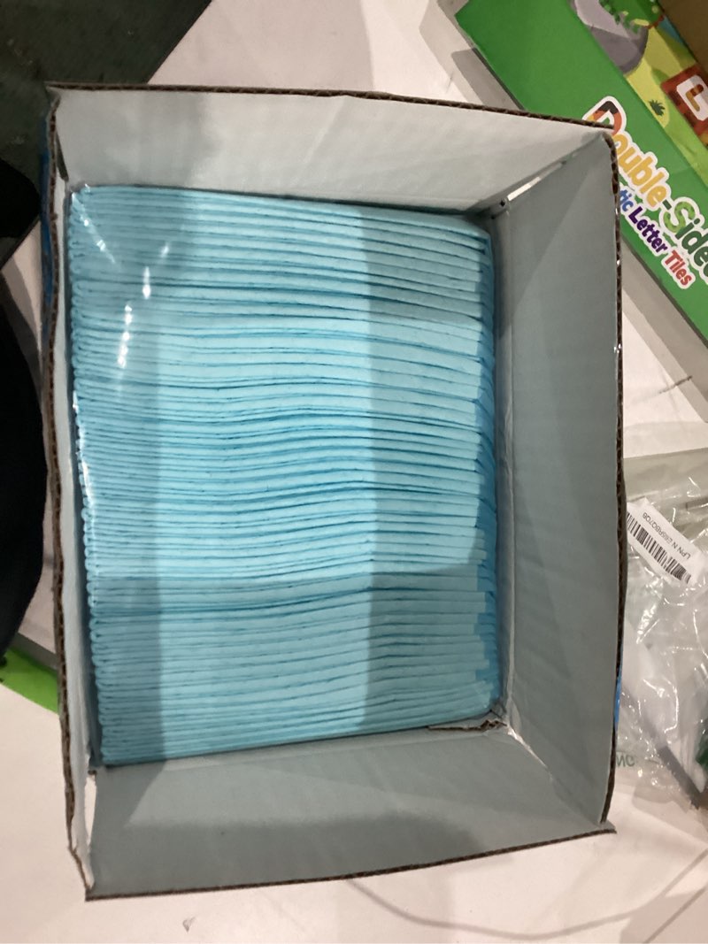 Condition photo showing New/Like New for wowflash super absorbency disposable diaper pads for baby, puppy and adults, disposable changing underpads for baby, 50 count, 17” x 13''