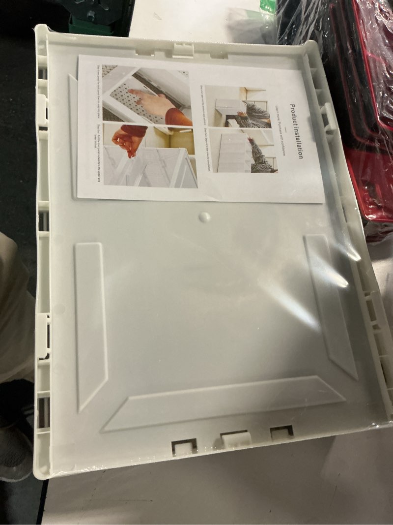 Condition photo showing Good Condition for shoe boxes portable foldable shoe box, transparent plastic stackable shoe boxes, shoe storage box, installation free household shoe organization cabinet (3 layers)