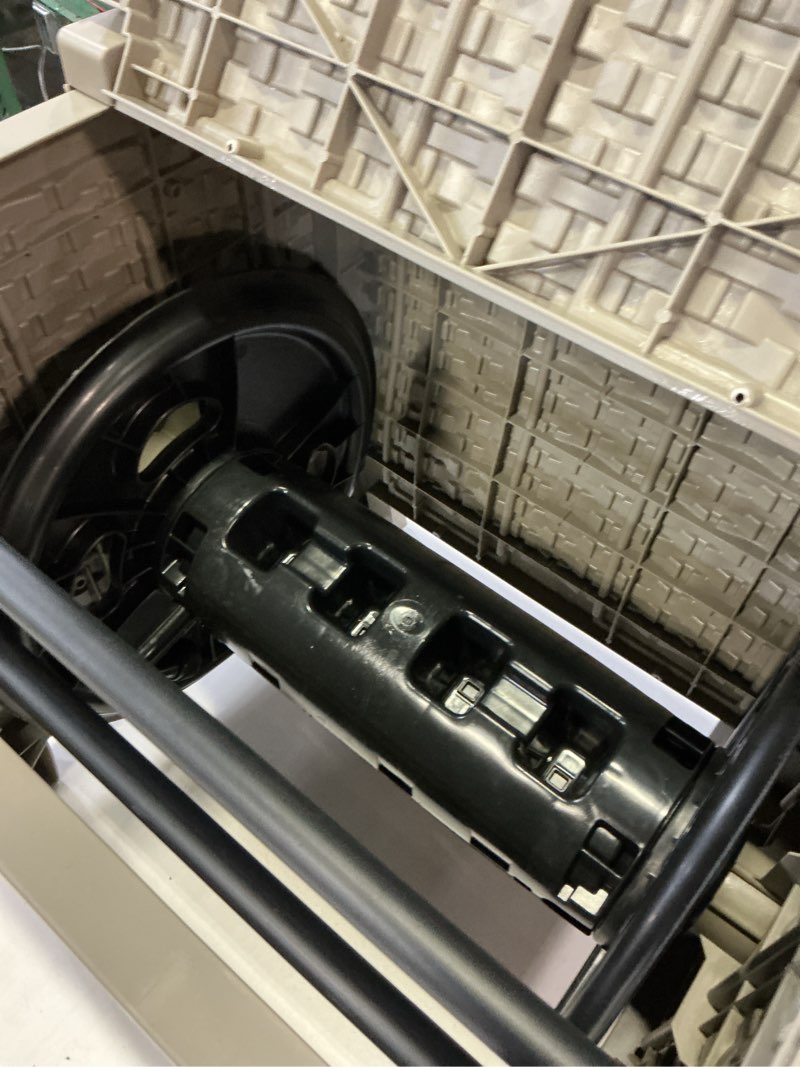 Condition photo showing Good Condition for suncast slide trak hideaway plastic 175-ft container hose reel
