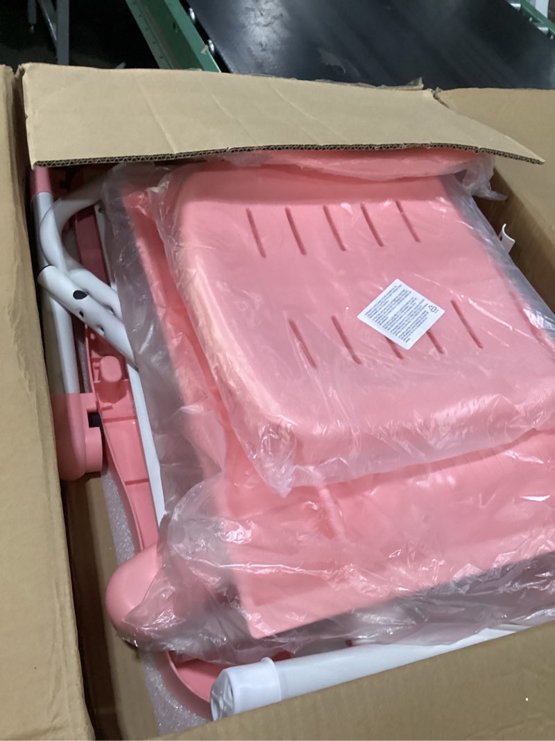 Condition photo showing Good Condition for kids desk & chair set pink/white