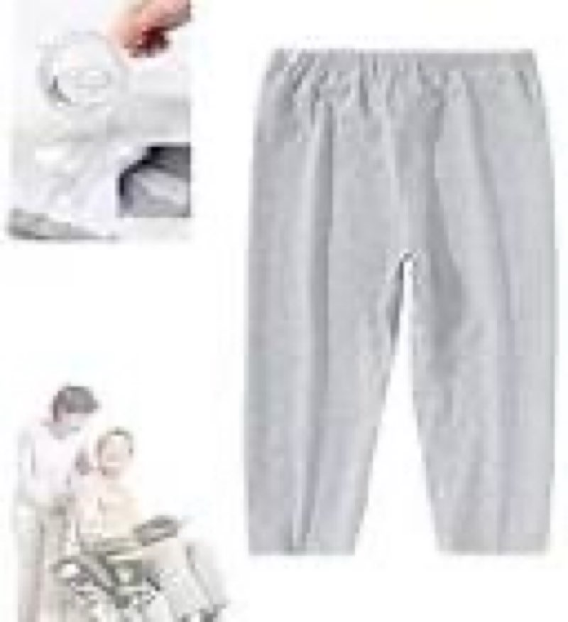 Yodilala TPU Incontinence Care Trousers,Washable Elastic Adjustable Patient Care Trousers Elderly, M