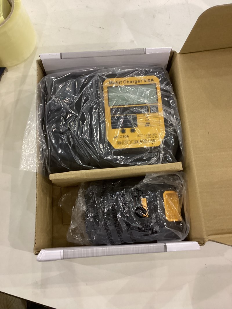 Mellif Battery and Charger Kit, 20V 4.0Ah Replacement Dewalt Battery and 4.0A Fast-Charging Charger 