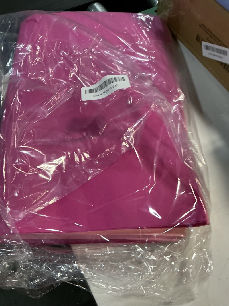 Condition photo showing Good Condition for qilery 500 sheets pink tissue paper bulk for gift bags 15 x 20 inch acid free easter wrapping paper sheets for mother's day wedding diy crafts floral pom poms birthday spring celebration pink 15 x 20 inch classic