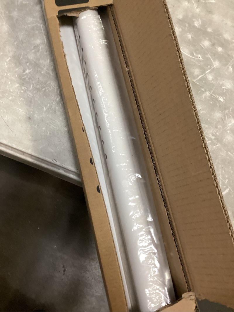 Condition photo showing As Is for ALLZONE Tension Curtain Rod for Window, 83-123 Inches, Heavy Duty Curtain Rods No Drilling, Non-Slip