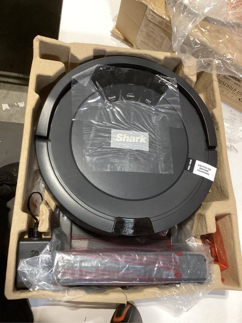 Condition photo showing Good Condition for Shark AV753 ION Robot Vacuum, Tri-Brush System, Wifi Connected, 120 Min Runtime, Works with Alexa, Multi Surface Cleaning, Grey ION Robot (Grey)
