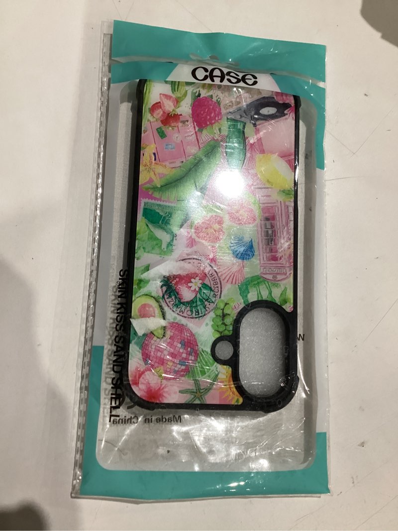 Condition photo showing Good Condition for for iphone 17 magnetic case, compatible with magsafe pattern cover fruit music seashells collage fruit music seashells collage iphone 17