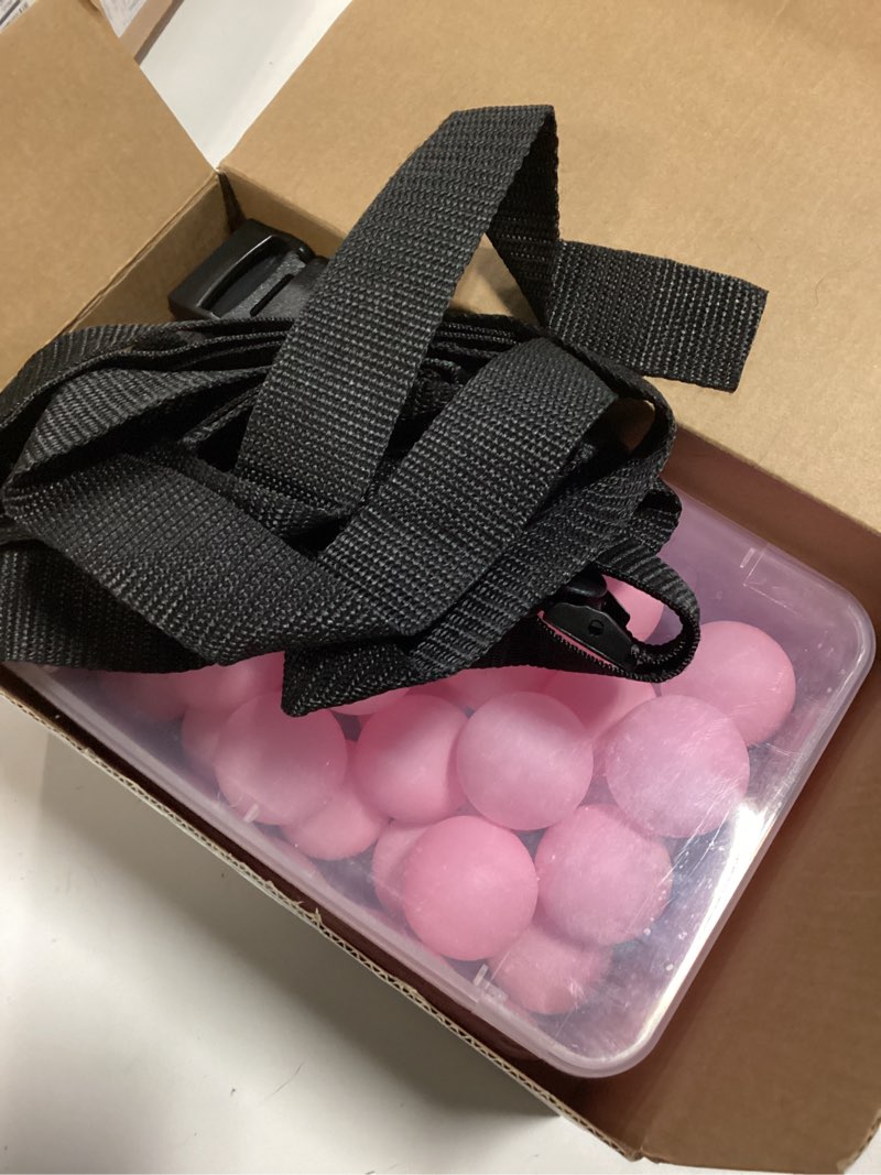 Condition photo showing As Is for YUBAIHUI 3 Sets Baby Shower Games Funny Bridal Shower Games Activities - Funniest Baby Shower Game Ever, Ice Breakers for Boy or Girl, Ping Pong Twerk Game (Pink) 3 Sets Pink