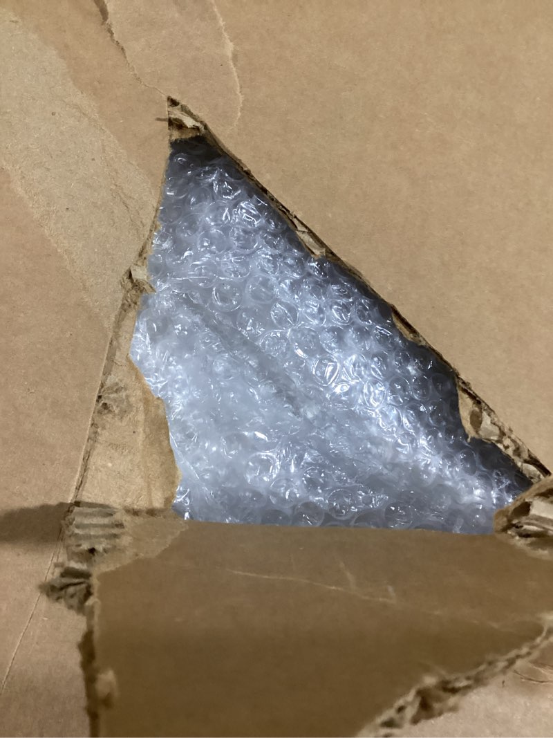 Condition photo showing Good Condition for 36" x 46" chair mat for carpet - office chair mat - tempered glass floor mat for home/office/carpet clear computer floor mat - with 4 anti-slip pads transparent 36" x 46"