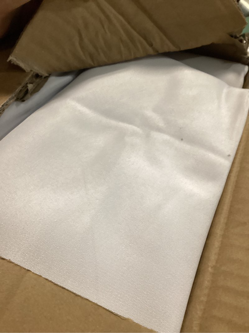 Condition photo showing New/Like New for fitable 8 pack round tablecloths: stain resistant wrinkle free circle table clothes, washable reusable polyester table covers for wedding party birthday banquet reception(white, 84 inch) white 84 in round, 8 pack