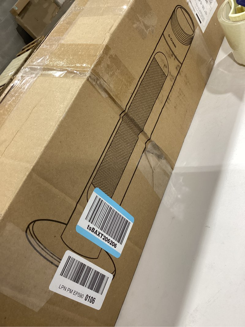 Condition photo showing Good Condition for Space Heater, Quiet Convection Panel Heater for Indoor Use, Wall Mounted or Standing Electric Heater with Thermostat, 1500W, Remote Control, 12H Timer & Tip-Over Protection for Large Room Convection White