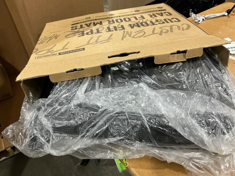 Condition photo showing Good Condition for all weather car floor mats for honda accord: 2026 2025 2024 2023 (include hybrid), full set tpe floor liners with door sill guards and cargo mat, 1st and 2nd row trunk liner accessories, black