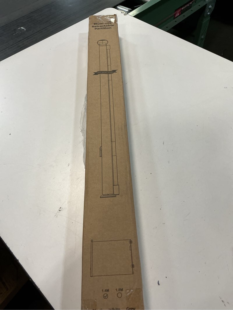 Condition photo showing New/Like New for Retractable Baby Gates for Doorways, Mesh Dog Gate for Stairs, Pet Gate Indoor, Extends to 55" Wide 33" Tall, Safety Toddlers Gates for Hallways, Indoor & Outdoor Use, White