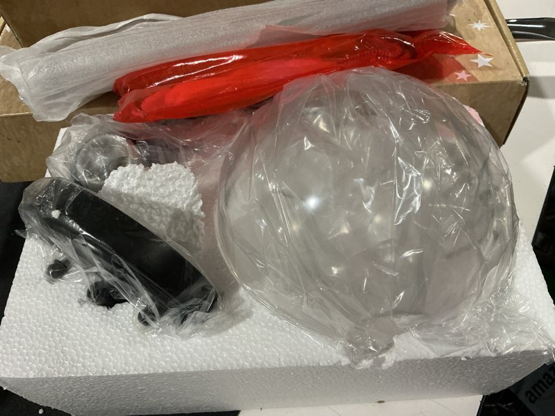 Condition photo showing Good Condition for pendant lights kitchen island, 7" modern black hanging lights fixtures with clear glass globe shade, kitchen island lighting for bathroom, ad-22280-1p-bk-c clear glass globe, black 1-pack