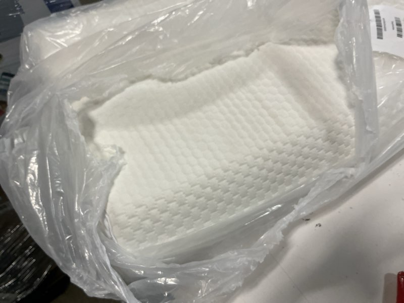 Condition photo showing Good Condition for UTTU Cervical Pillow for Neck Strain Relief, Memory Foam Neck Pillow for Sleeping, Adjustable Orthopedic Sandwich Pillow, Contour Cooling for Side Back Stomach Sleeper, King(27.6"×15.7"×5.2"/4.5") King Size