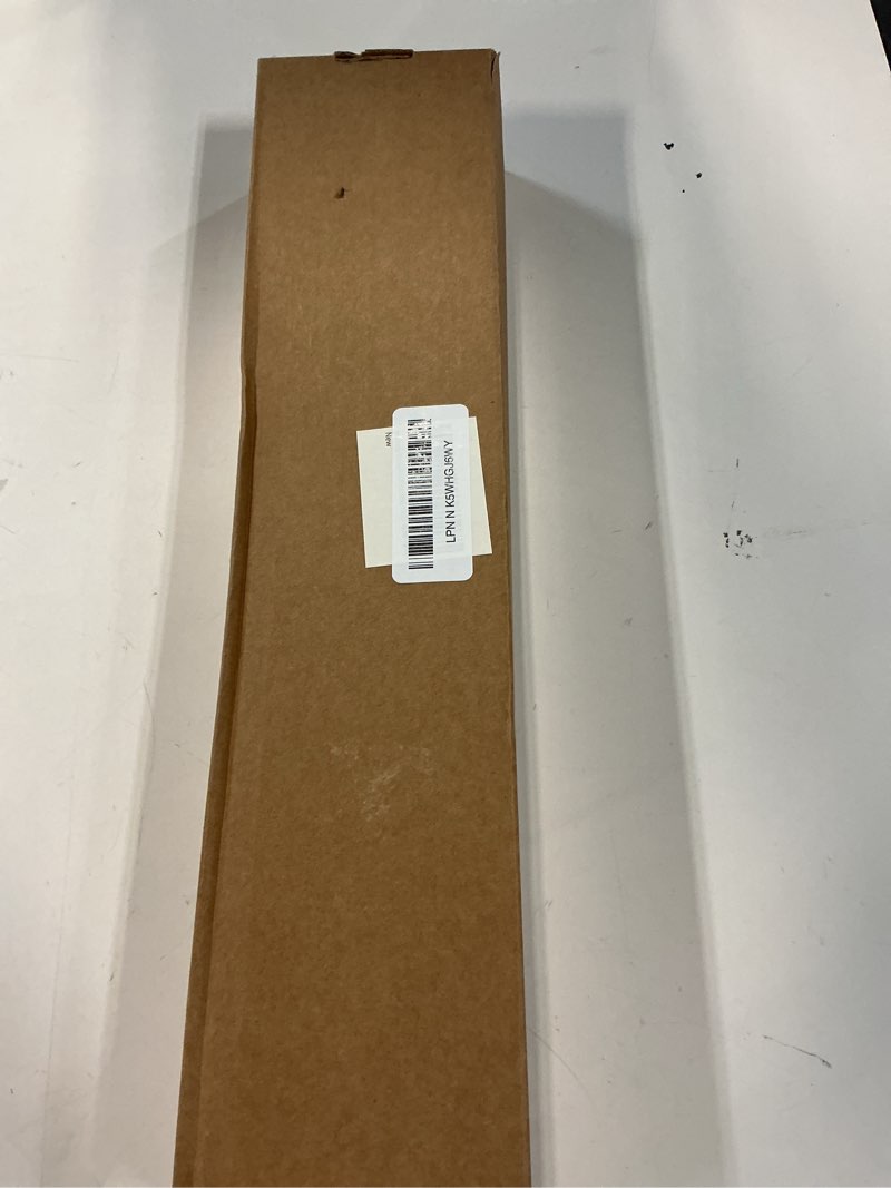 Condition photo showing New/Like New for shower curtain rod, 1" diameter heavy duty tension shower rod, non slip adjustable 28-74 inch no drill shower curtain rods spring tension for bathroom, shower stall, no rust, brushed nickel 28-74 inches brushed nickel