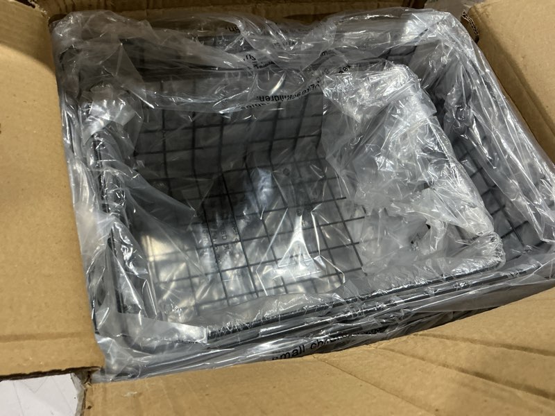 Condition photo showing Good Condition for 6 pack wire baskets for pantry organization and storage, kitchen organizer, 2 xxlarge & 2 xlarge & 2 large large-6 pack