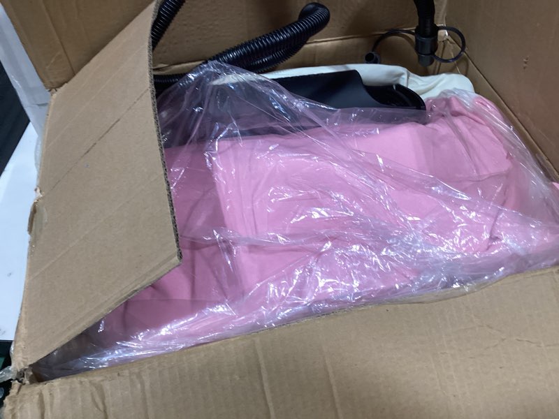 Condition photo showing Good Condition for Teepee Tent for Kids with Inflatable Airbed, String Lights, Balloons, Pump, Washable Slumber Party Tent Indoor Outdoor for Girls Boys, Children Tipi Playhouse for Playtime and Sleepover Pink 1 Pack