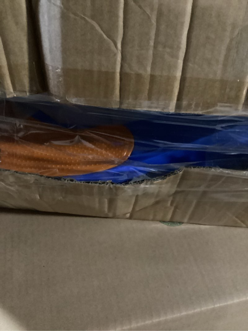 Condition photo showing Good Condition for Wiggle Car - Ride on Toy for Ages 3 and Up - Toddler Ride on Toys with no Batteries, Gears, or Pedals Just Twist, Wiggle, and Go by Lil’ Rider ( Blue and Orange)