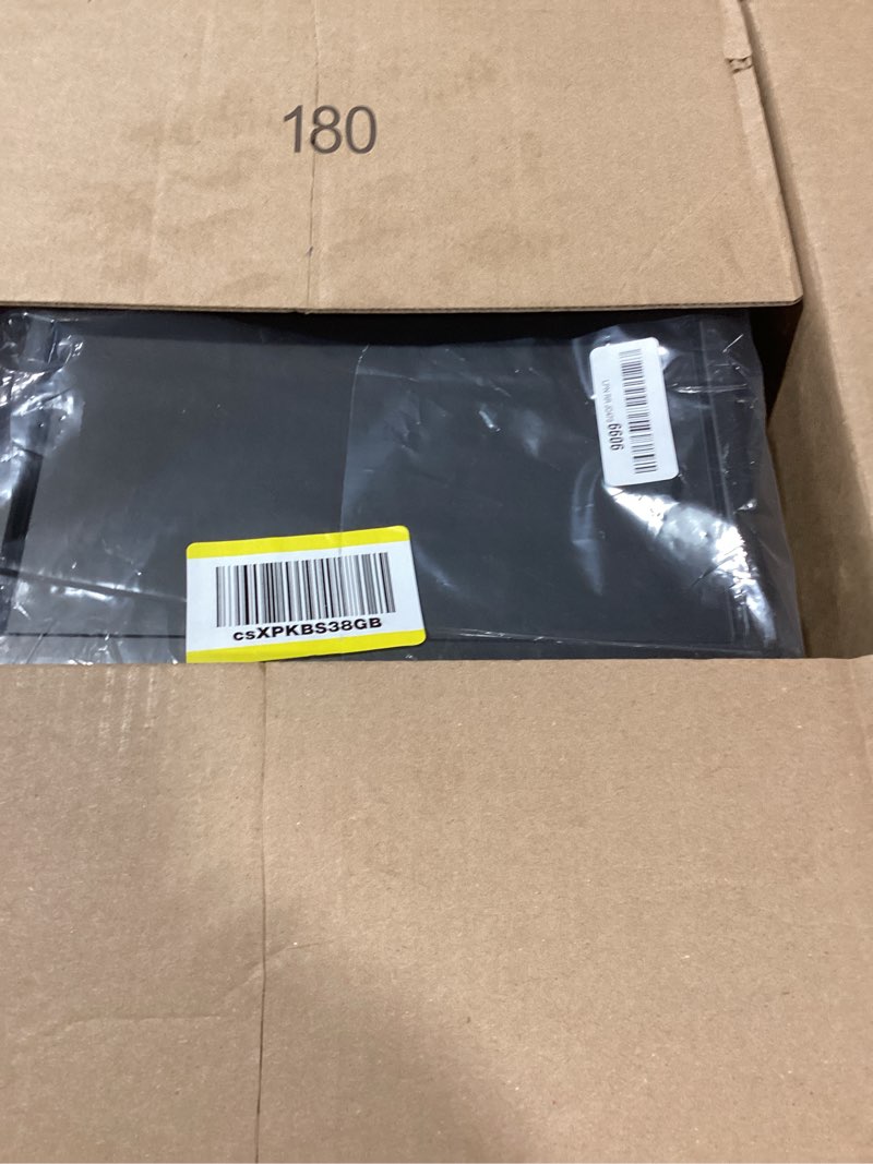 Condition photo showing New/Like New for IRIS USA Plastic Stacking Desk Top 3-Drawer Storage Organizer, 1-Pack, for Makeup Vanity Nail Polish Bathroom Stationery Art Craft Supplies Kitchen Office Garage and Small Organization, Medium, Black