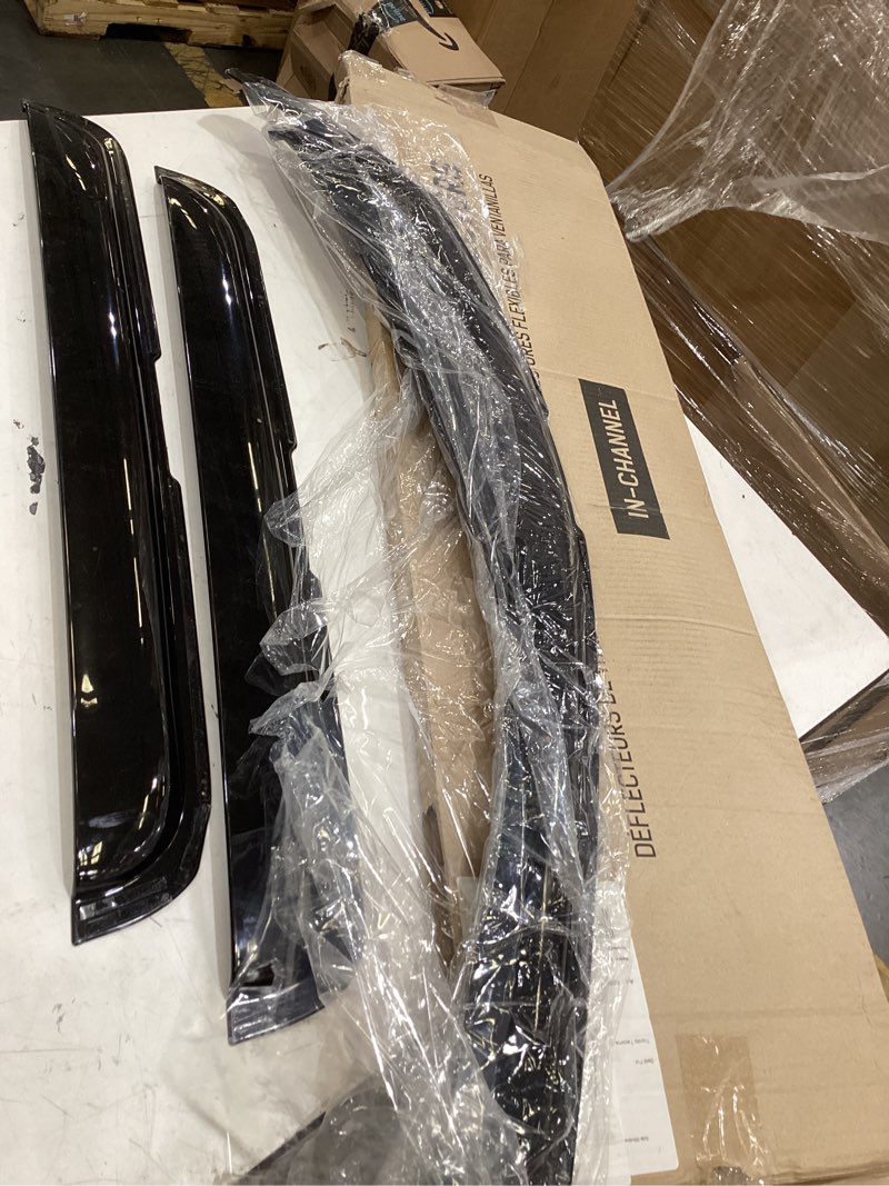 Condition photo showing Good Condition for window deflectors smoke tinted in-channel side window vent visor deflectors rain guards compatible with compass 2017-2026 - 4pcs. gw0720 for compass 17-26