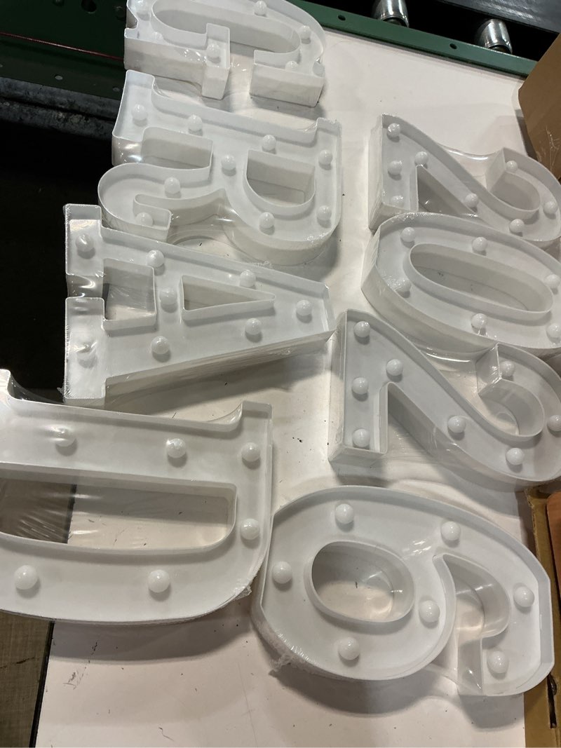 Condition photo showing New/Like New for 2026 light up numbers - battery powered led marquee numbers lights for graduation party decor, class of 2026 sign, new year, christmas & senior night decorations