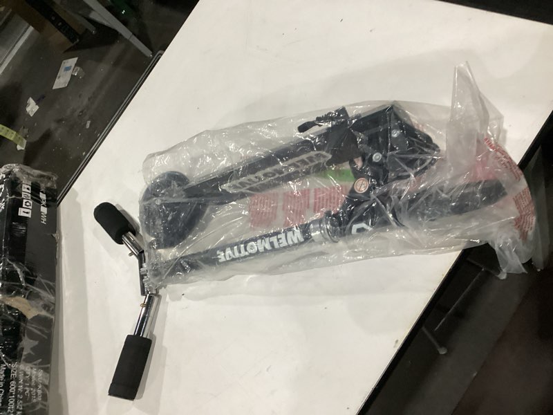 Condition photo showing Good Condition for Kick Scooter for 3+Years Old Boys & Girls Lightweight, Foldable, Aluminum Frame, and Adjustable Handlebars, Rear Brake, and Flashing Light up Wheels Black