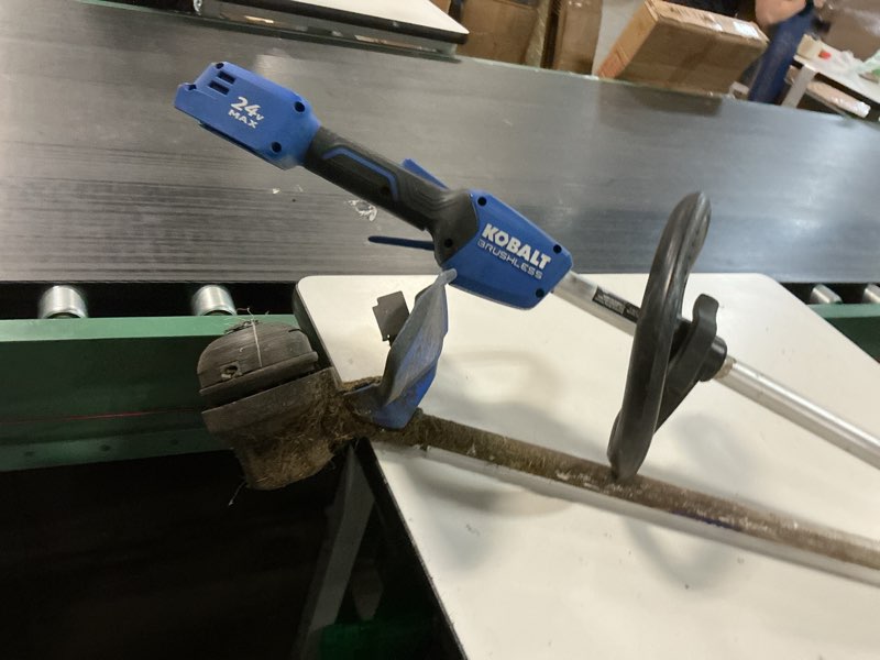 Condition photo showing As Is for kobalt 40v universal connect power head