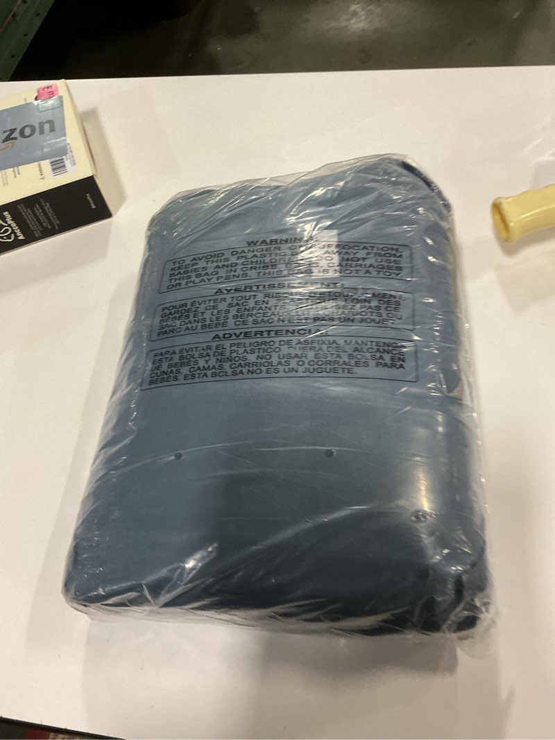 Condition photo showing New/Like New for LANE LINEN 100% Egyptian Cotton Sheets King Size - 1000 Thread Count King Bed Sheets, Ultra-Soft Hotel Luxury with 15" Deep Pocket, Naturally Breathable & Durable, Silky Sateen Weave - Estate Blue 04: Estate Blue King