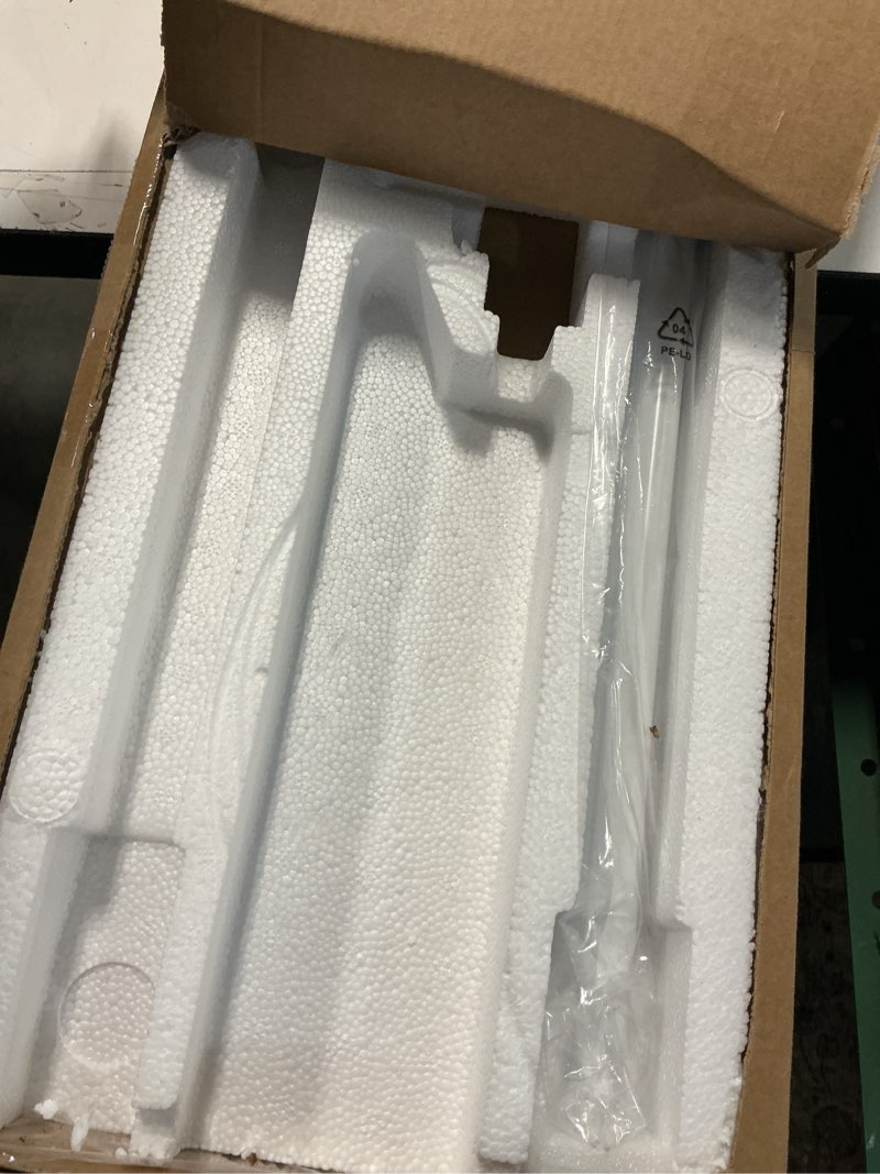 Condition photo showing As Is for EDISHINE LED Corner Floor Lamp, Minimalist Dimmable Light with Remote, 57.5 Inches Tall Floor Lamps for Living Room, Bedroom, Home Office, 7 Color Temperature 2700-6000K (White)