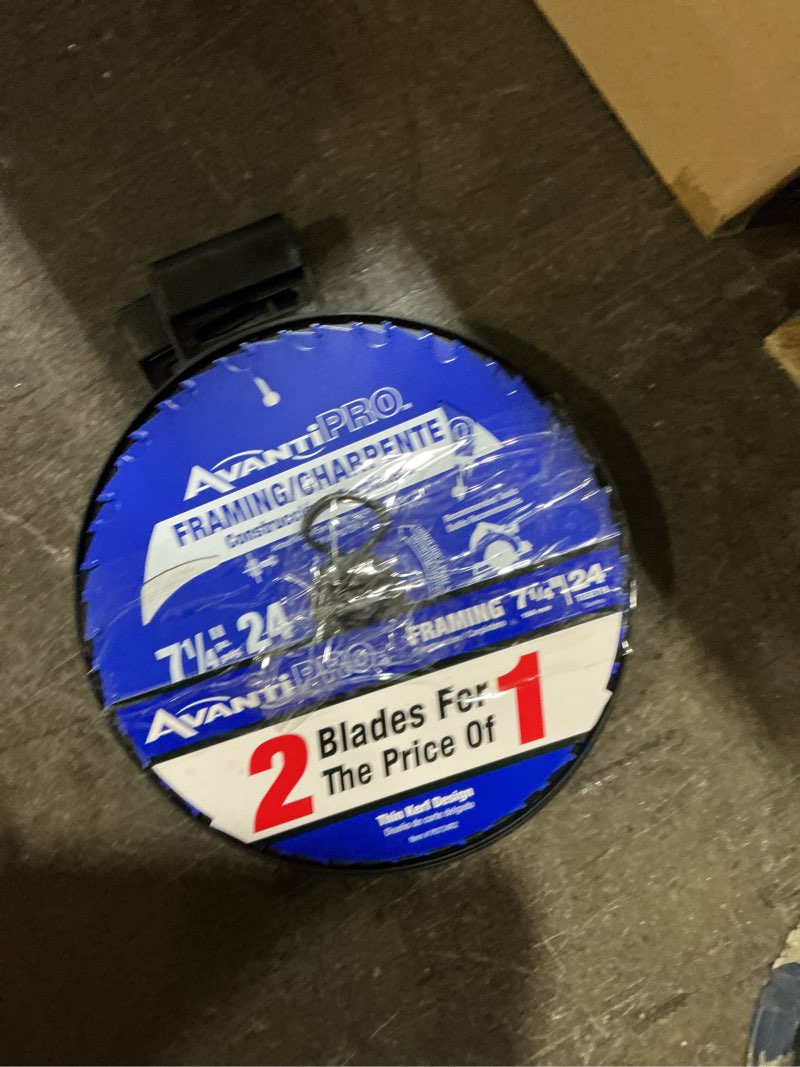 Condition photo showing Good Condition for 7-1/4 in. x 24-tooth framing circular saw blade (2-pack)