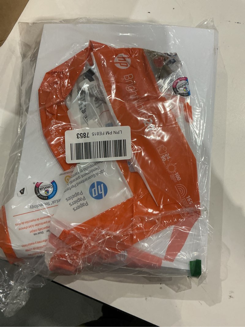 Condition photo showing Good Condition for HP Papers | 8.5 x 11 Paper | BrightWhite 24 lb |1 Ream - 500 Sheets| 100 Bright | Made in USA - FSC Certified | 203000R 1 Ream | 500 Sheets Letter (8.5 x 11)