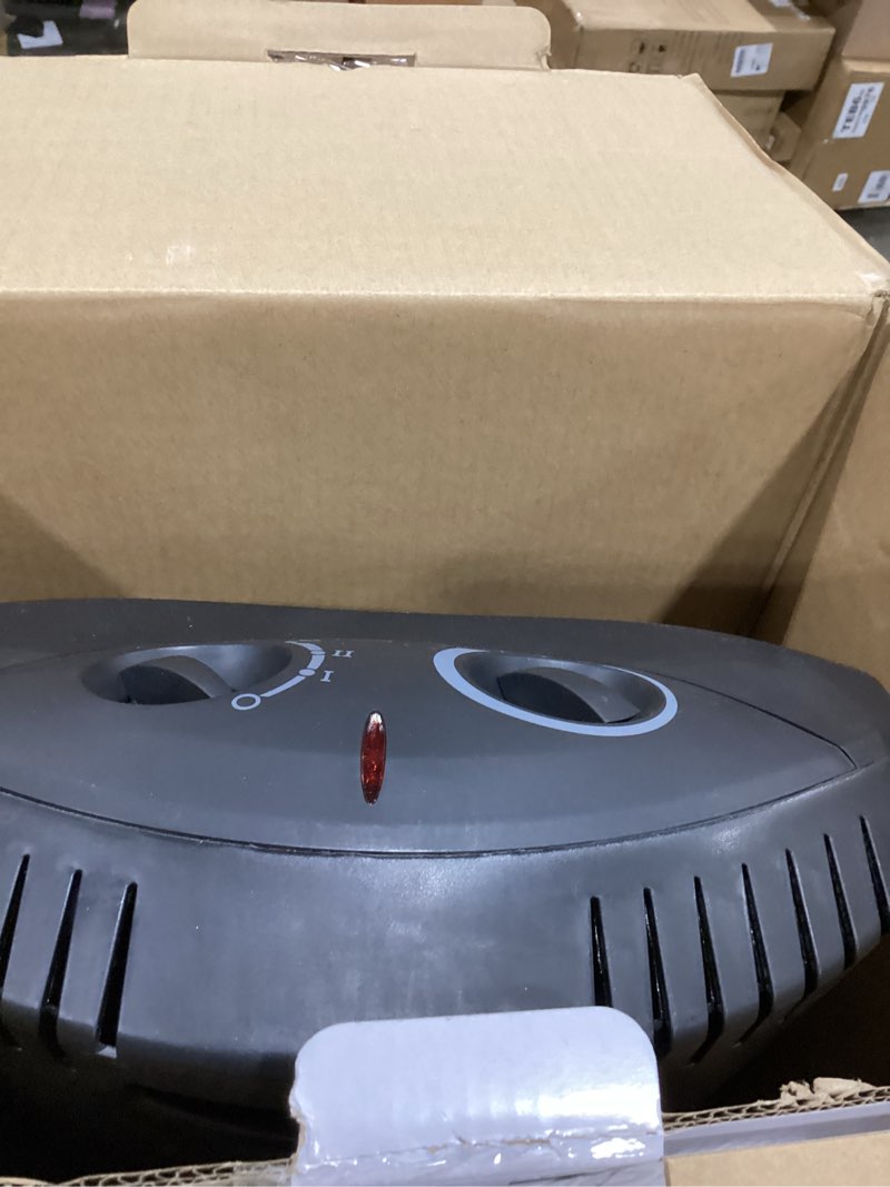 Condition photo showing As Is for Comfort Zone Space Heaters for Indoor Use, Portable Electric Heater, Adjustable Thermostat, Infrared Heat, Quartz Tower Space Heater with 2 Heat Settings, Bedroom Heater, Black