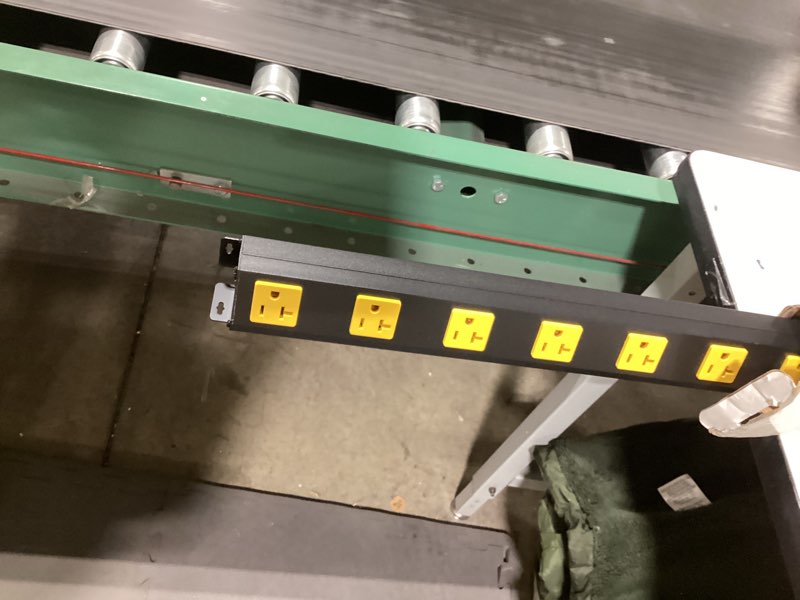 HHSOET 16 Outlet Long Power Strip, 4FT Heavy Duty Power Strip with 4800J Surge Protection, 20a Mount