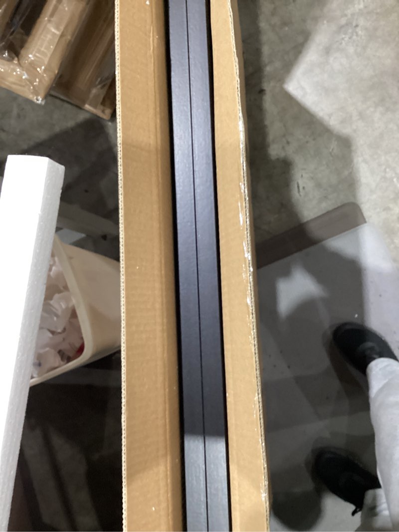 Condition photo showing Good Condition for 27x40 Inch Poster Frame 2 Pack, Engineered Wood Black Large Picture Frame for 27 x 40 in Photos, Movie Posters & Art Prints, 27 x 40 Poster Frame Horizontal or Vertical Wall Mounting Black 27x40