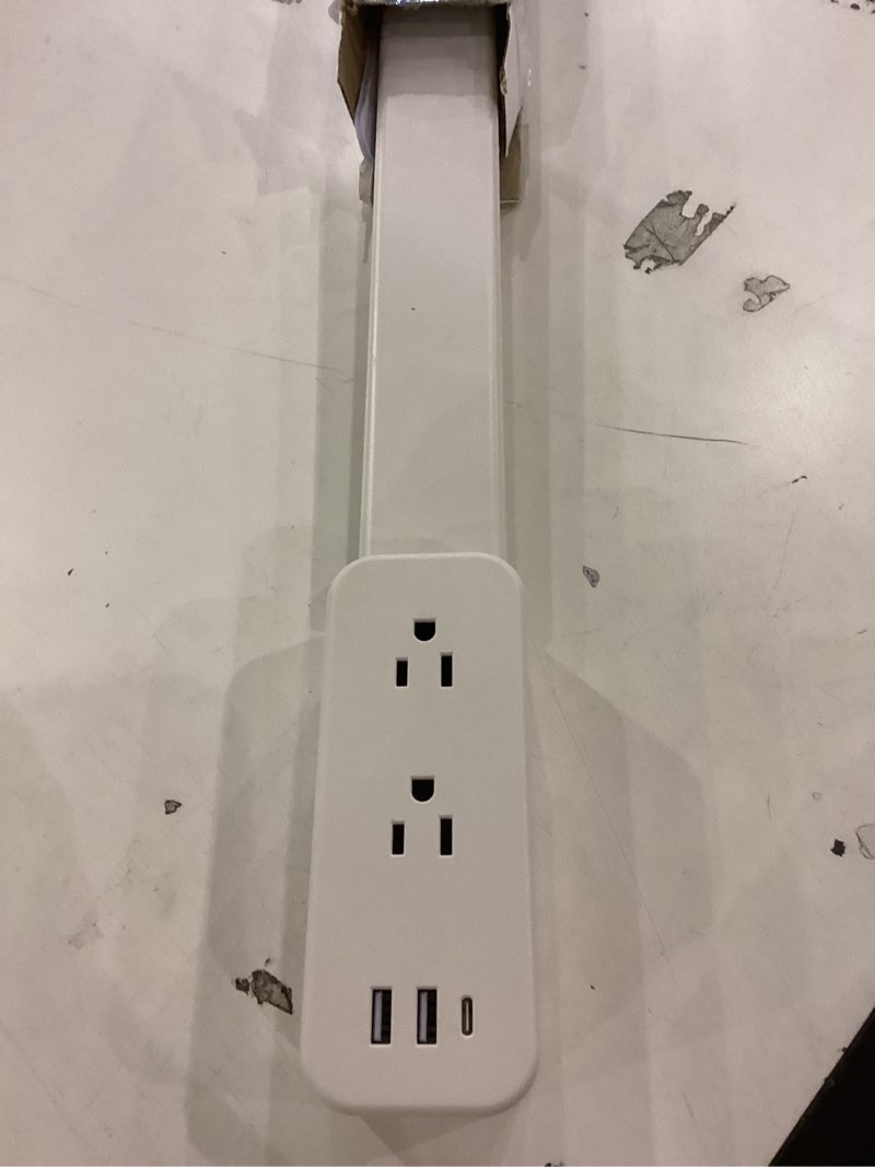 Condition photo showing Good Condition for Outlet Extender Stick - Features USB-A, USB-C and 2 AC Outlets, Extends 22"-34", Rotates 180° Access Hard-to-Reach Outlets, Wall Plug Power Socket Expander Nightstands, Sofa, Desks and More 2AC, 1 Pack