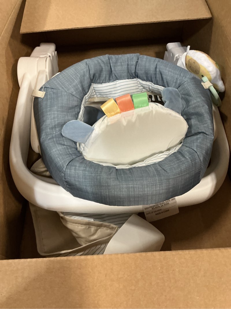 Condition photo showing Good Condition for ingenuity prop spot learn-to-sit floor seat for baby, removable tray, 2 linkable toys, tummy time mat, unisex, for ages 4-12 months - casi