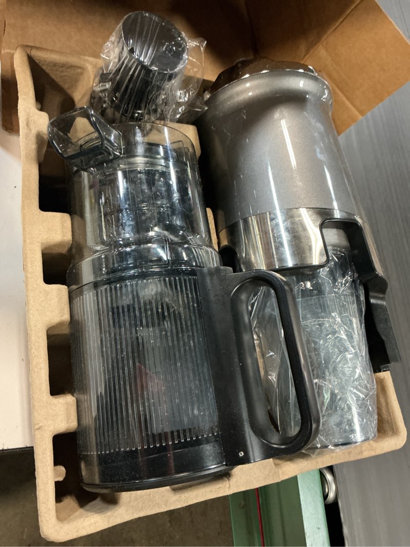 Condition photo showing As Is for cold press juicer, aeitto juicer machines for whole fruits, large feed chute, juice extractor