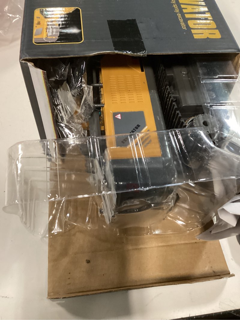 Condition photo showing Good Condition for 1:20 RC Excavator Construction Truck Toy, 13CH 2.4GHz Remote Control Excavator Toy, with Metal, Ligh