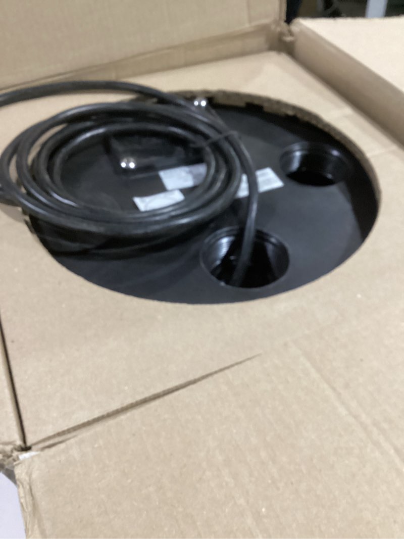 Condition photo showing As Is for Little Giant WRS-6 115-Volt, 1/3 HP, 2760 GPH Under Sink Drainosaur Automatic Sump System with Big John 6-CIA Sump Pump, 5-Gallon Tank and 10' Cord, Black/Blue, 506055 5-Gallon, 1/3 HP