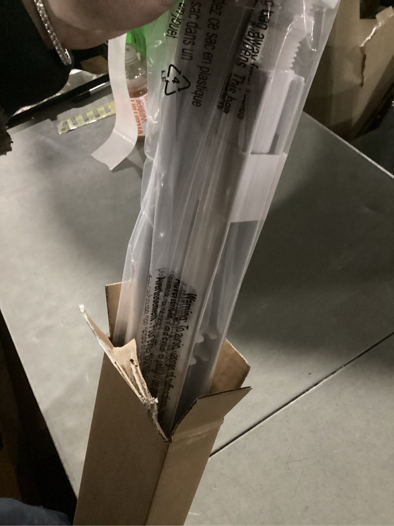 Condition photo showing New/Like New for LazBlinds Cordless Cellular Shades, No Tools No Drill Blackout Honeycomb Shades Pleated Blinds for Windows, 41'' W x 48'' H, Silver White Blackout-silver White 41'' W x 48'' H