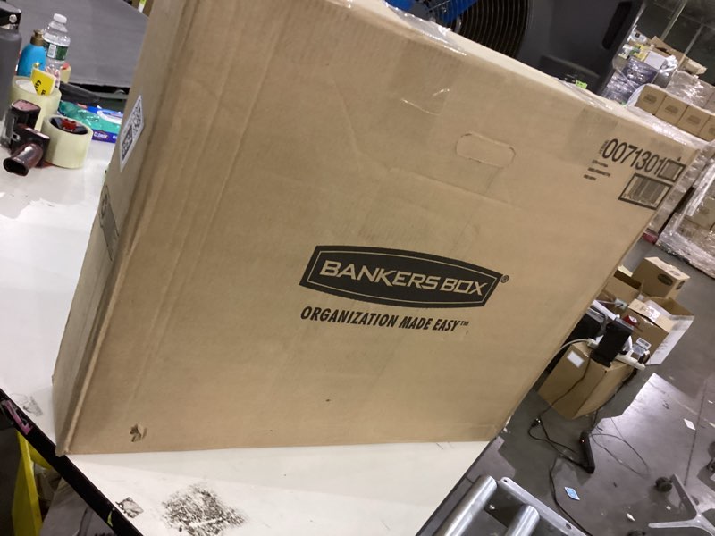 Condition photo showing New/Like New for Bankers Box 12 Pack Standard Duty File Storage Boxes, Standard Assembly, Removable Lid, Letter/Legal (0071301)