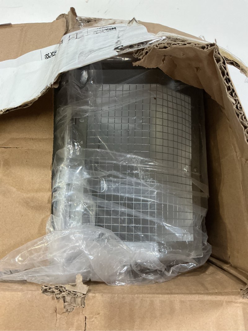 Condition photo showing New/Like New for 6 inch microwave wall vent cap for kitchen range hood exhaust vent, hvac duct, dryer, bathroom fan, fits 6’’ round duct 6 inch white