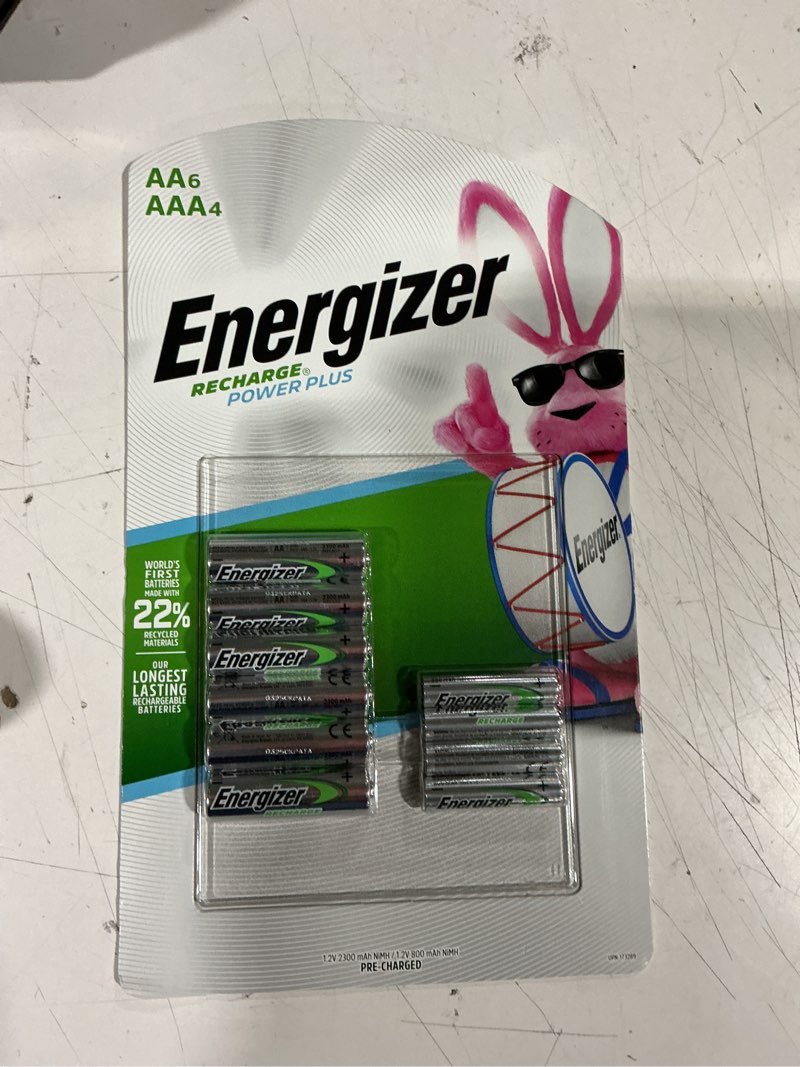 Condition photo showing New/Like New for energizer recharge power plus aa & aaa , 10 pack