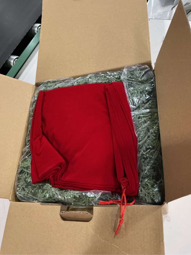 Condition photo showing New/Like New for Christmas Garland Real Touch Cedar Garland Christmas Decorations 9 ft Soft and Lush Realistic Faux Pine Garlands for Mantle, Table, Stairs, Doorframe, Fireplace Indoor Outdoor Holiday Decorations 9ft-Cedar 1