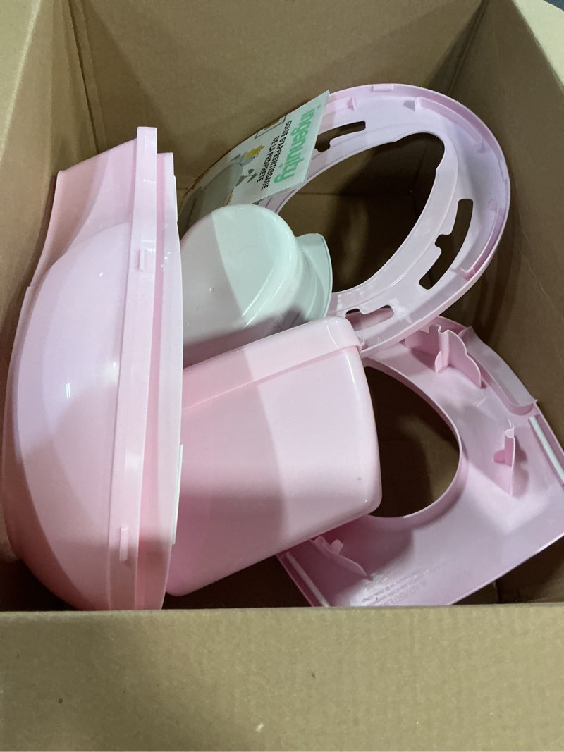 Condition photo showing As Is for Ingenuity My Size Potty Pro in Pink, Infant Potty Training Toilet, Lifelike Flushing Sound, for Ages 18 Months, Up to 50 Pounds