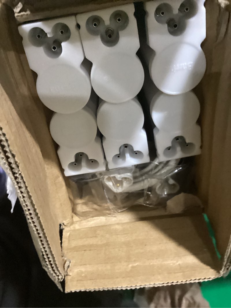 Condition photo showing As Is for barrina plant grow lights, 4ft 5000k full spectrum daylight white, 252w(6 x 42w, 1400w equivalent), t8 led grow light strips, growing lamp fixture, plant lights for indoor plants, greenhouse, 6-pack white 4ft