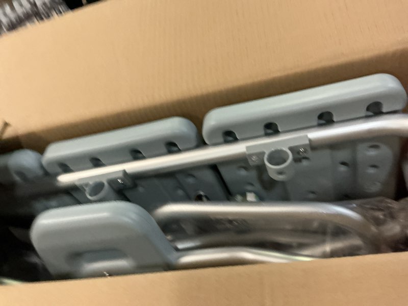 Condition photo showing As Is for Drive Medical Tub Transfer Bench for Bathtub - Safer, Independent Bathing Aid - Height Adjustable Bench - Sturdy Aluminum Construction - Comfortable Backrest Support - 350 Lb Capacity Transfer Bench Standard