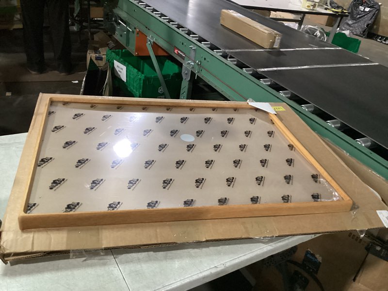 Condition photo showing Good Condition for A2 Picture Frame, 16.5 x 23.5 Frame, Large Poster Frame, Teak Wood Gallery Poster Frame for Photos/Artworks/Poste A2 wood