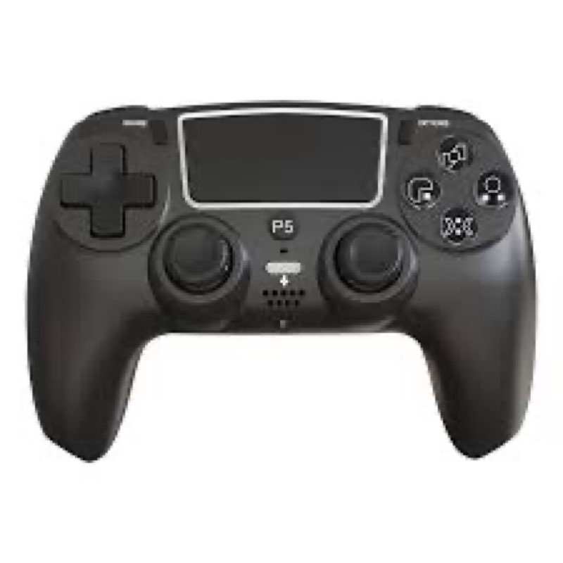 gaminja wireless controller bluetooth gamepads double vibration 6axis joypad touchpad microphone earphone port for ps5/pc